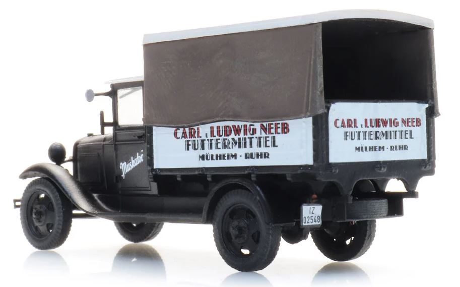 Miniature Artitec 387.501 – Camion Benne Ford AA Muskator 1/87 H0 (Neuf)