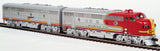 Athearn Genesis Product #G22034 A/B Sante Fe Railroad F-7 A/B Diesel Locomotive Set
