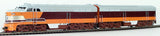 HO Brass Model Trains - OVERLAND Models Milwaukee Hiawatha Erie Built A+B+A DIESEL SET - CUSTOM Painted