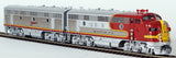 HO Brass Model Trains - Challenger Imports ATSF Sante Fe EMD F7 A+B+B=A  Diesel Set - Factory Painted