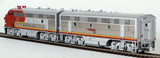 HO Brass Model Trains - Challenger Imports ATSF Sante Fe EMD F7 A+B+B=A  Diesel Set - Factory Painted