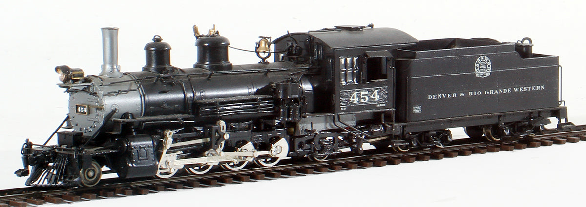 HOn3 Brass Model Trains - Sunset Models #HN02A DRG&W Railroad 2-8