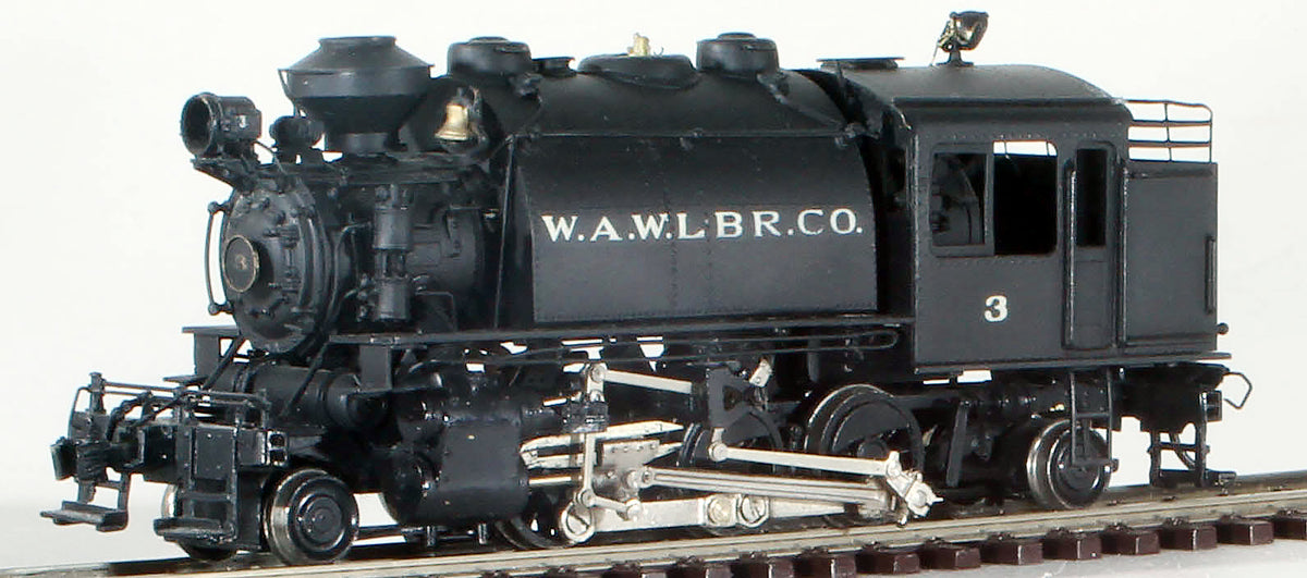 HO brass Model Trains - Oriental Limited WA Woodard Lumber Co. #3 2-6