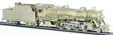 HO Brass Model Train - Key Imports Frisco Railroad 2-8-2 Mikado #4000 Steam Locomotive  Unpainted