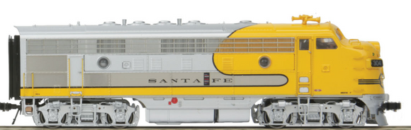 MTH HO Gauge Model Trains 80-2114-1L Santa Fe F-7 A-Unit