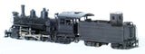 HOn3 Brass Model Train - PFM Pacific Fast Mail Denver & Rio Grande Western 2-8-2 K-27 Locomotive - Custom Painted