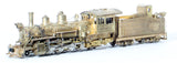 HOn3 Brass Model Train - PFM Pacific Fast Mail Denver & Rio Grande Western 2-8-2 K-27 Locomotive - Custom Painted (Copy)
