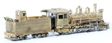 HOn3 Brass Model Train - PFM Pacific Fast Mail Denver & Rio Grande Western 2-8-2 K-27 Locomotive - Custom Painted (Copy)
