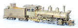 HOn3 Brass Model Train - PFM Pacific Fast Mail Denver & Rio Grande Western 2-8-2 K-27 Locomotive - Custom Painted (Copy)