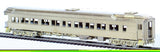 HO Brass Model Trains - The Coach Yard Santa Fe Crystal View Observation Lounge Car, 3Cmpt2-DR-Lng-Obs - Unpainted