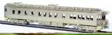 HO Brass Model Trains - The Coach Yard Santa Fe Crystal View Observation Lounge Car, 3Cmpt2-DR-Lng-Obs - Unpainted