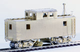 HO Brass Model Train - Van Hobbies Canadian Pacific Railroad 30 Foot Wood Flanger Caboose - Unpainted