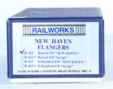 HO Brass Model Trains - Railworks Limited New Haven Railroad Russel F/P Flanger - Factory Painted