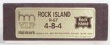 HO Brass Model Trains - Hallmark Models VIP Series Rock Island Railroad 4-8-4 Class R-67 - Unpainted