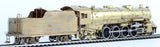 HO Brass Model Train - Akane Models U.S.R.A. 4-8-2 Heavy Mountain Steam Locomotive