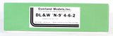 HO Brass Model Train - Overland Models OMI DL&W 4-6-2 Class N-9 Steam Loco - Unpainted