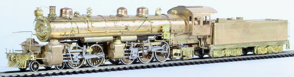 HO Brass Model Trains - Westside Models Sante Fe Railroad 4-4-6-2 Class 1398 - Unpainted