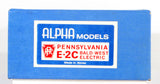 HO brass Model Train - Alpha Models Pennsylvania Railroad Baldwin Electric Class E-2C - Unpainted