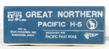 HO Brass Model Train - Pacific Fast Mail Great Northern 4-6-2 Class H-5 Steam Locomotive