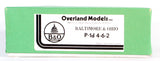 HO Brass Model Train - Overland Models Baltimore & Ohio 4-6-2 Pacific Class P-1d - Unpainted