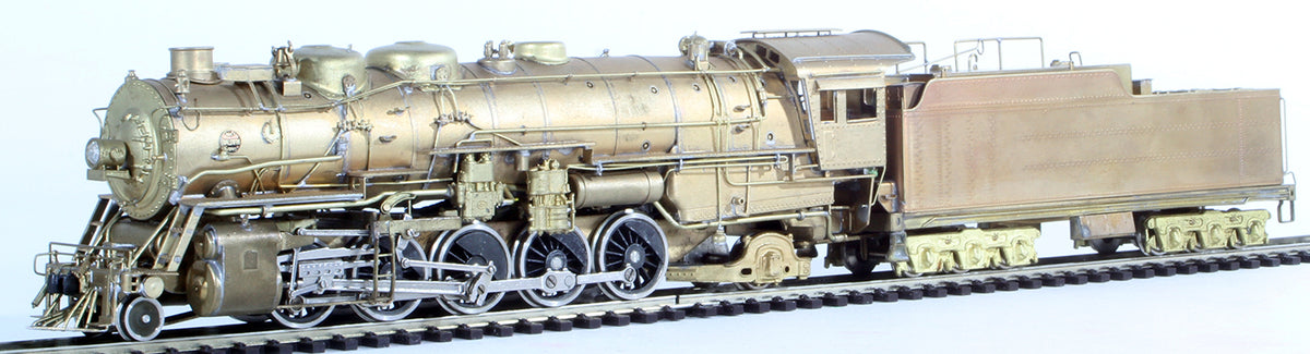 HO Brass Model Train - Pacific Fast Mail Sante Fe 2-10-2 Steam Locomot –  Iehobbies