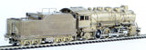 HO Brass Model Train - Pacific Fast Mail Sante Fe 2-8-2 Mikado Class 4000 - Unpainted