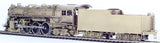 HO Brass Model Train - Pacific Fast Mail Milwaukee Road Railroad 4-6-4 Class F6A - Unpainted