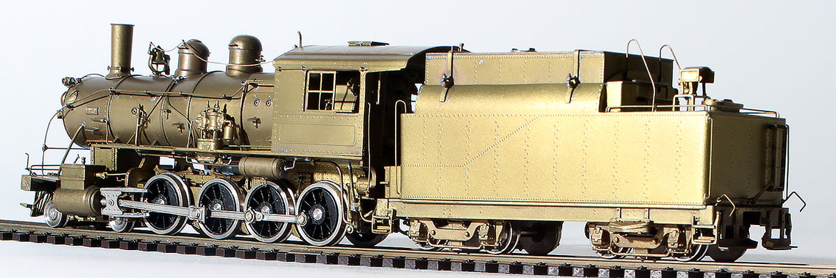 HO SCALE BRASS train CONTINENTAL M-8 ENGNE AND TENDER, MADE IN