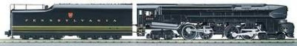 MTH O Gauge Model Trains 20-3043-1 PRR 4-4-4-4 T-1 Duplex Steam Engine #6110 w/Proto Sound
