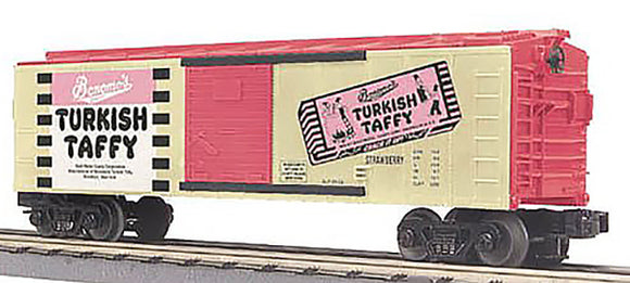 MTH O Gauge Model Trains 30-74127 Bonomo Taffy-Strawberry Boxcar