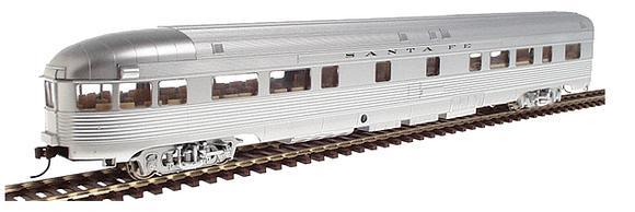 Walthers HO Sclae 932-6505 85' Budd Tavern-Obs Car Santa Fe