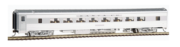 Walthers HO Scale 932-6782 Pullman Standard 64-Seat Coach Sante Fe