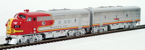 Athearn Genesis Product #G22034 A/B Sante Fe Railroad F-7 A/B Diesel Locomotive Set