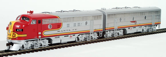 Athearn Genesis Product #G22034 A/B Sante Fe Railroad F-7 A/B Diesel Locomotive Set
