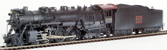 HO Brass Model Train - Sunset Models Burlington Railroad 4-6-2 Class S-4 - Custom Painted & Weathered