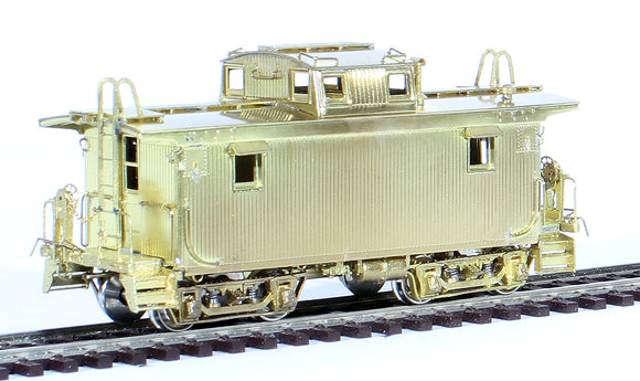 Overland Models #OMI-1216 Boston & Main Wooden Caboose - Unpainted