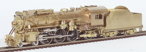 HO Brass Model Train - NJ Custom Brass New Haven Railroad 4-6-2 Pacific Class I-4 - Unpainted