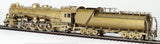 HO Brass Model Train - Key Models New Haven 4-8-2 Steam Locomotive Class R-1A - Unpainted 1984 Run (Copy)