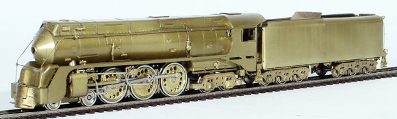 HO Brass Model Train - NJ Custom Brass New Haven Railroad 4-6-4 Hudson Class I-5 - Unpainted