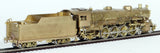 HO Brass Model Train - Key Imports USRA Light 4-8-2 Mountain Steam Locomotive - Unpainted (Copy)