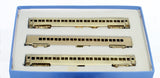 HO Brass Model Train - NJ Custom Brass New Haven 3-Car Light Weight Coach Set - Unpainted