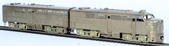 HO Brass Model Trains - Alco Brass Models New Haven A&B Diesel Locomotive Set Class FA-1 - Unpainted