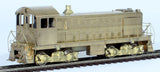 HO Brass Model Train - Alco Models Diesel Switcher Class S-2 - Misc. Railroads - Unpainted