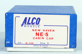 HO Brass Model Train - Alco Models #X-123 New Haven Caboose Type NE-5 - Unpainted