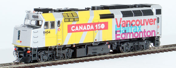 HO Model Trains - Rapido Trains Via Rail F40PH-2D Diesel in the Canada 150 Scheme - DCC/Sound