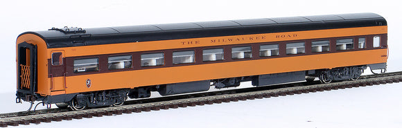 HO Model Trains - Rapido Trains  100081 is the HO Scale Lightweight Coach Car, Milwaukee Road #543