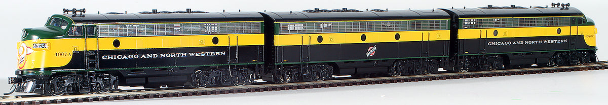 HO Brass Model Trains - Orient Models Chicago North Western F7 A+B+A D ...