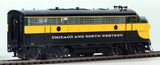 HO Brass Model Trains - Orient Models Chicago North Western F7 A+B+A Diesel Locomotive Set - Painted