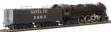 HO Brass Model Train - Tenshodo Sante Fe Railroad 4-6-4 Hudson #3463 Custom Painted & Decaled