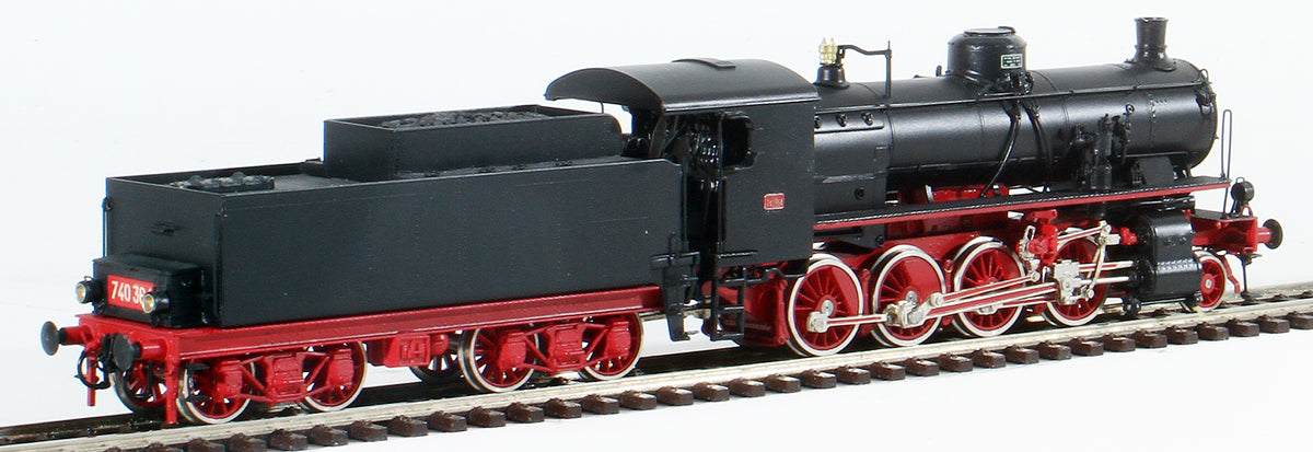HO Brass Model Trains - Fulgurex Italian 2-8-0 FS Class 743 Steam Loco ...